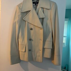 Women's Cream Peacoat